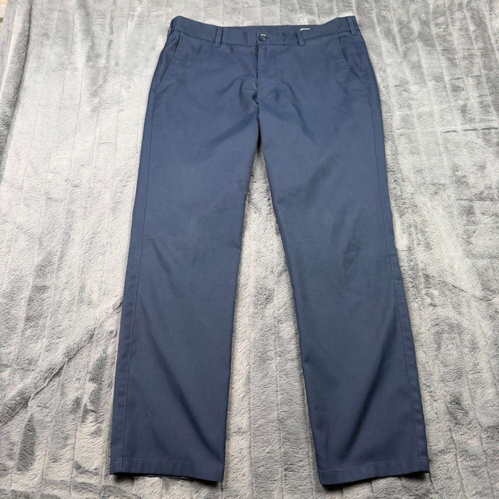 Mizzen+Main Baron Chino Trim Fit Navy Blue Performance Pants 34x30